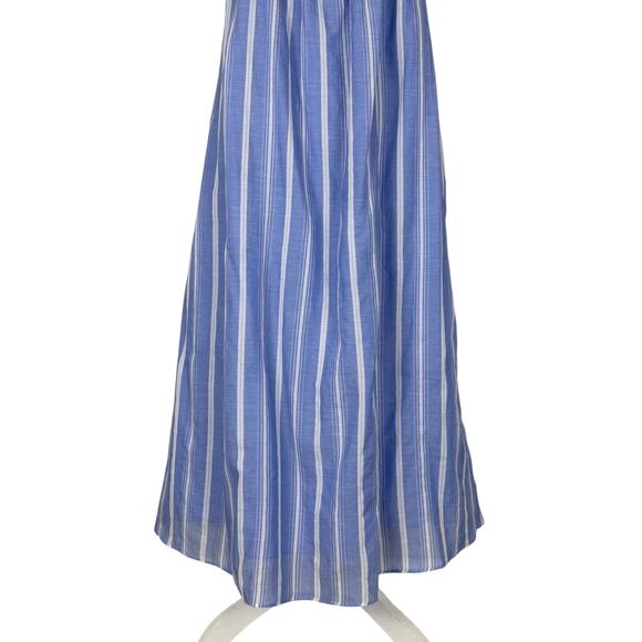 J. Crew Floaty Midi Dress in Striped Cotton Voile XS Beachy Nautical Resort NWT - Picture 6 of 12